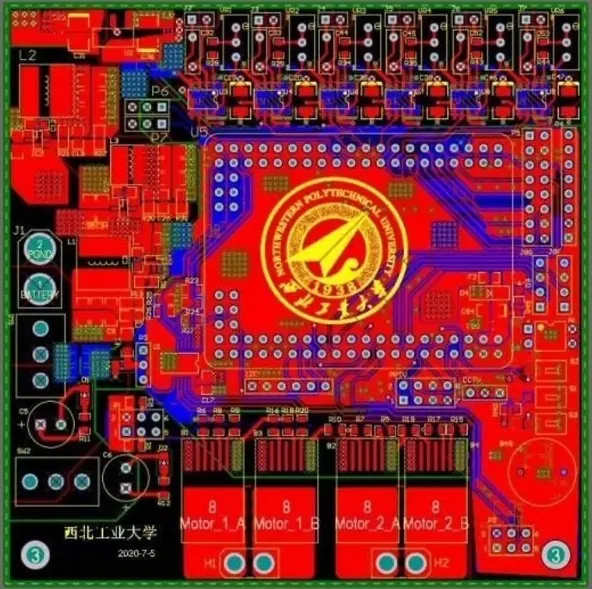 组里设计的电路板 PCB 版图